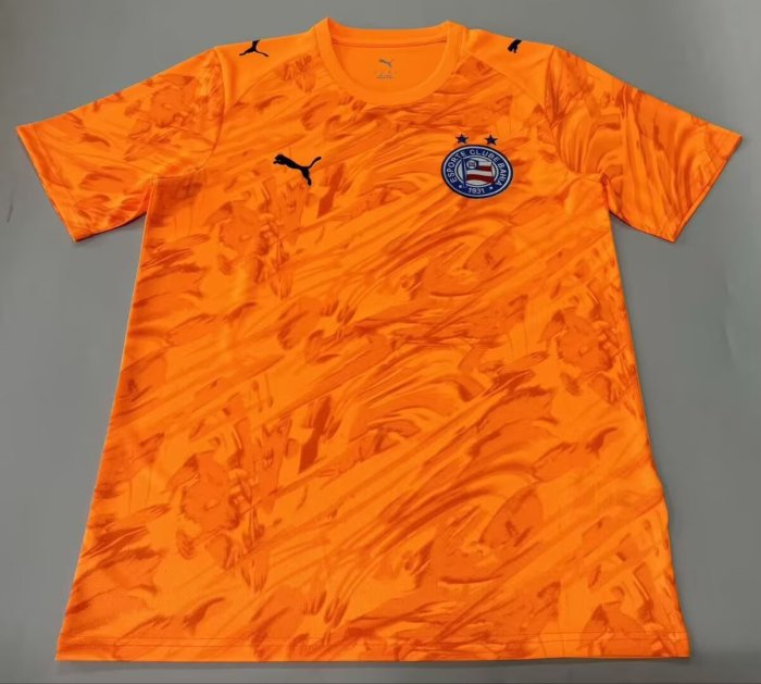 26-27 BaHia Orange Goalkeeper Fans Soccer Jersey