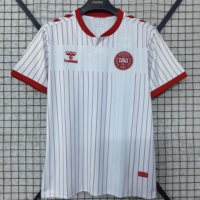 26-27 Denmark Away Fans Soccer Jersey