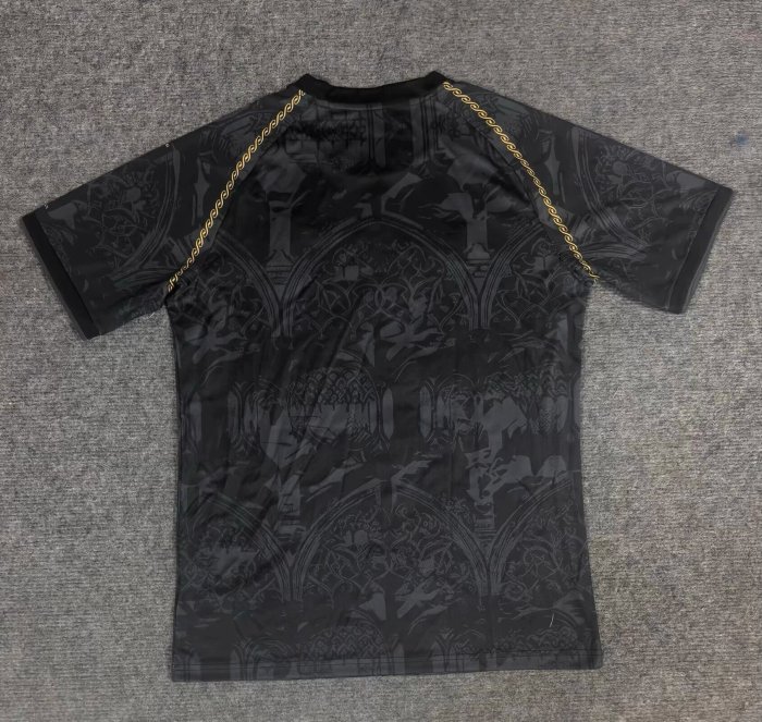 26-27 Portugal Black Special Edition Fans Training shirts (逗号)
