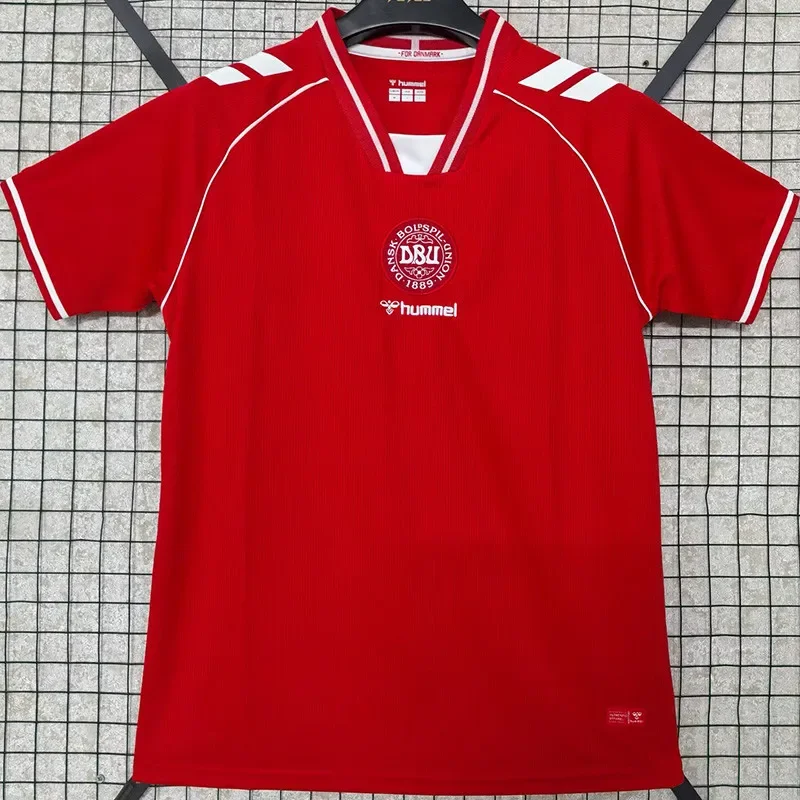 26-27 Denmark Home Fans Soccer Jersey