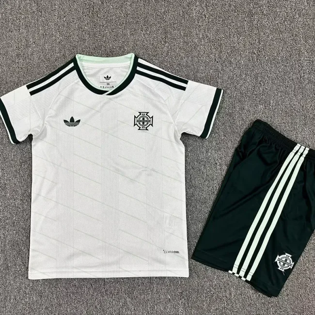 26-27 Northern Ireland Away Kids Soccer Jersey