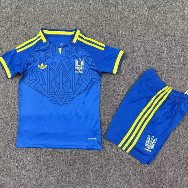 26-27 Ukraine Away Kids Soccer Jersey