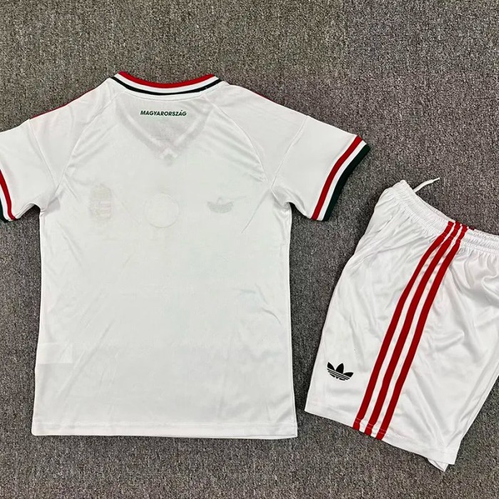 26-27 Hungary Away Kids Soccer Jersey