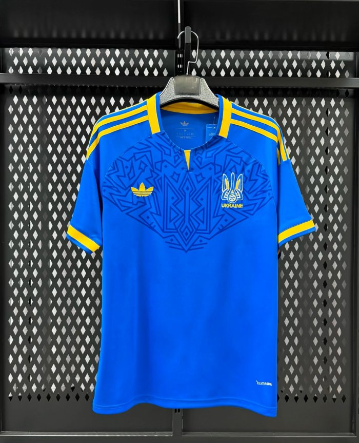 26-27 Ukraine Away Fans Soccer Jersey