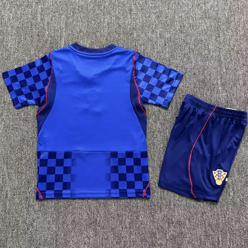 26-27 Croatia Away Kids Soccer Jersey