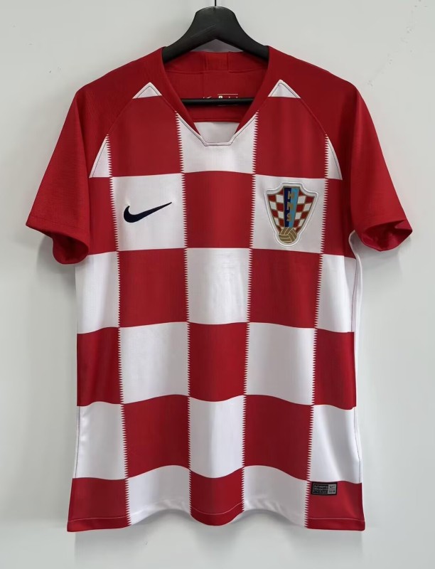2018 Croatia Home Retro Soccer Jersey