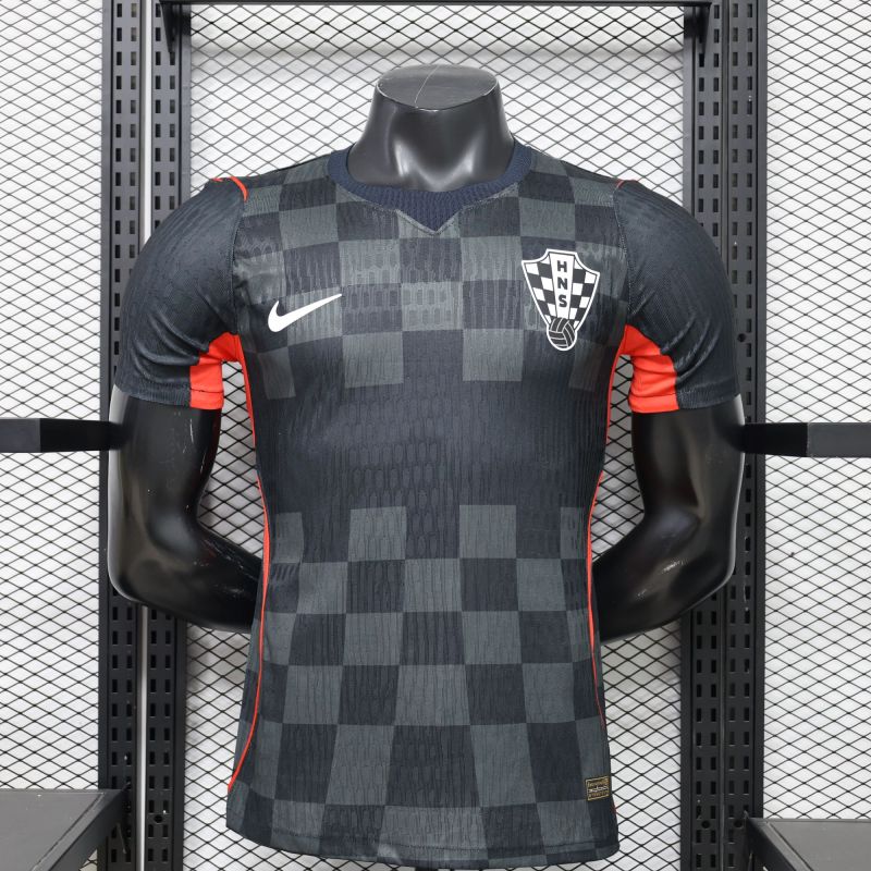 26-27 Croatia Black Special Edition Player Version Soccer Jersey
