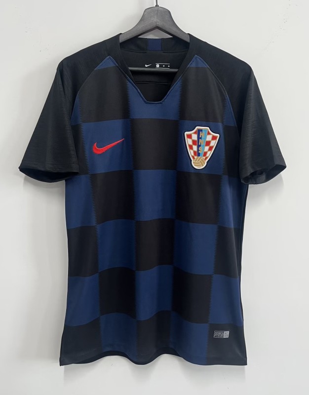 2018 Croatia Away Retro Soccer Jersey