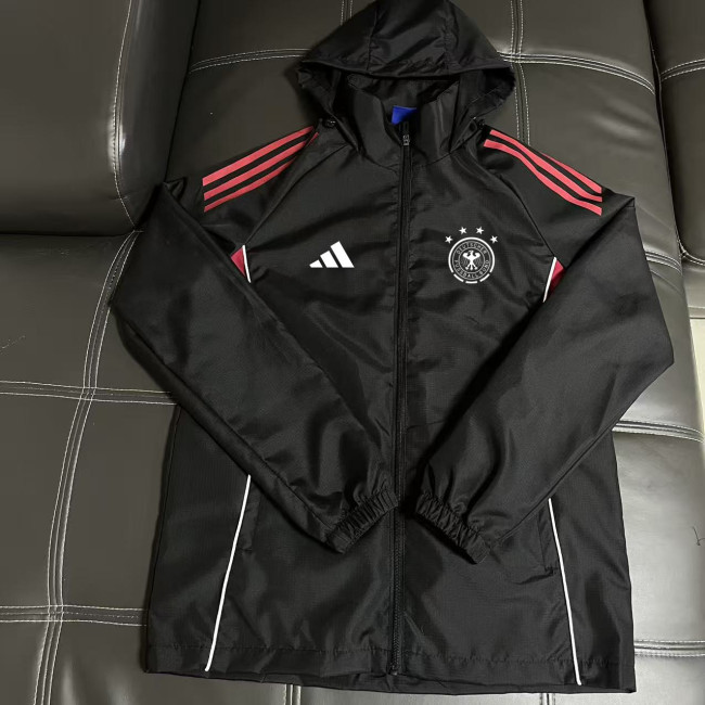 26-27 Germany Black Windbreaker