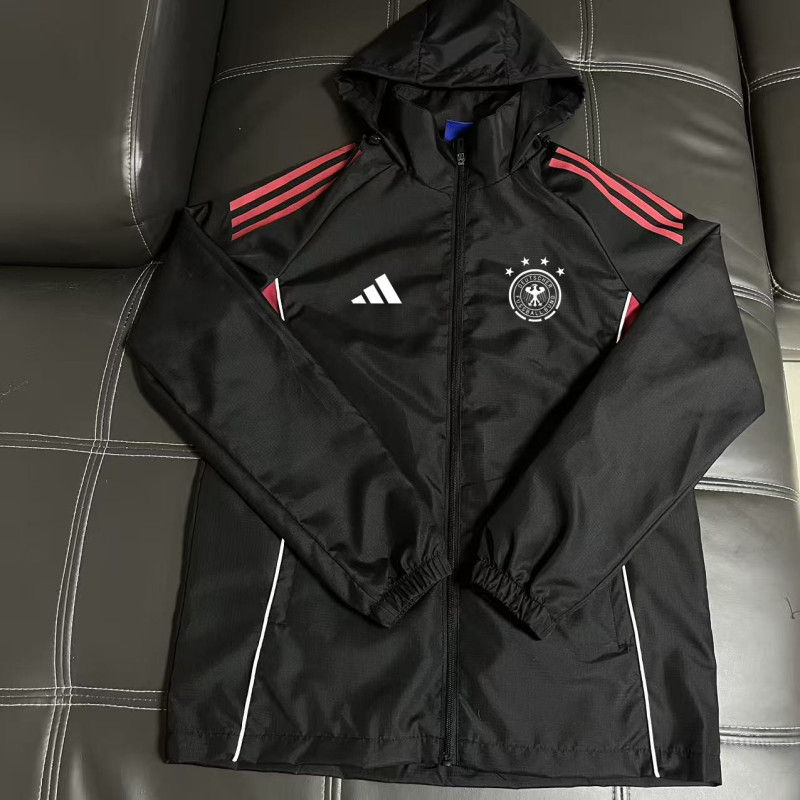 26-27 Germany Black Windbreaker