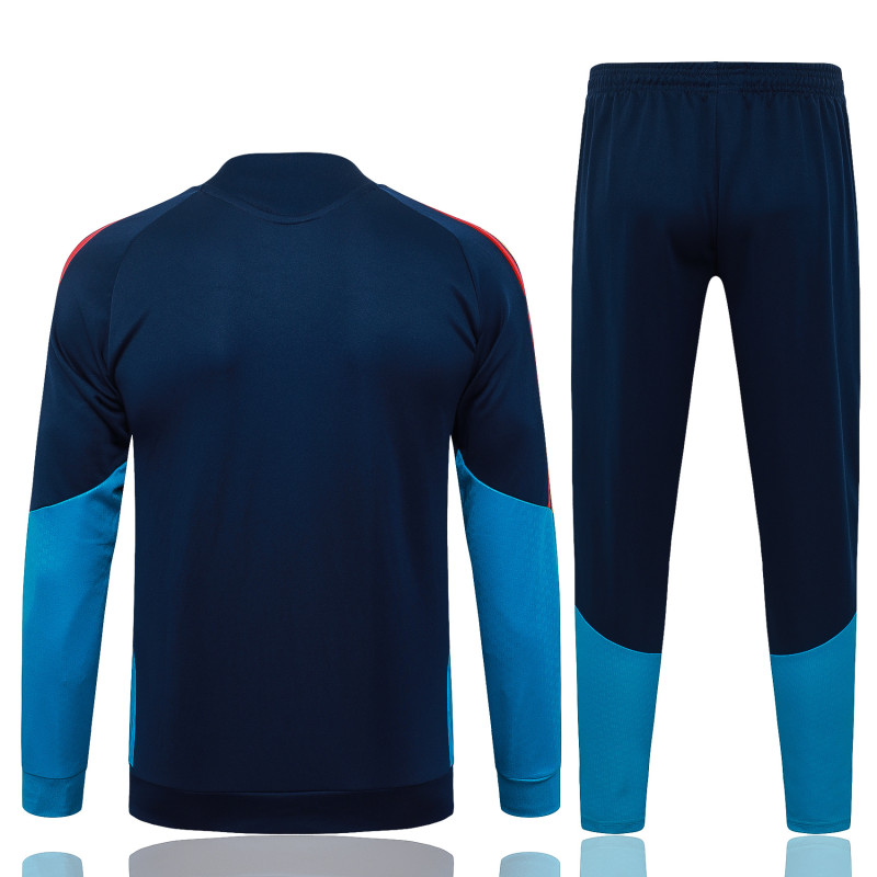 26-27 Spain Kids Royal Blue Jacket Tracksuit（长拉童装）