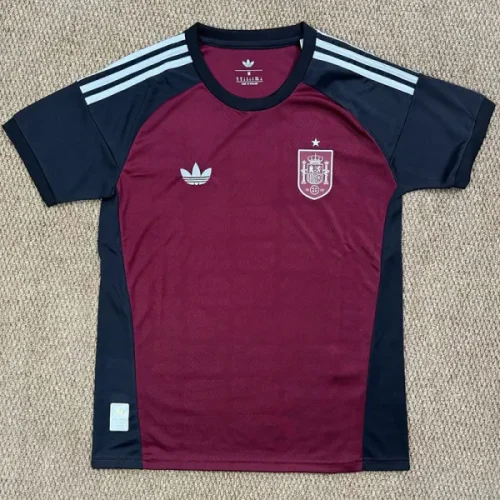26-27 Spain Brown Goalkeeper Fans Soccer Jersey