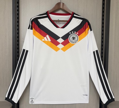 26-27 Germany Home Fans Long Sleeve Soccer Jersey(长袖)