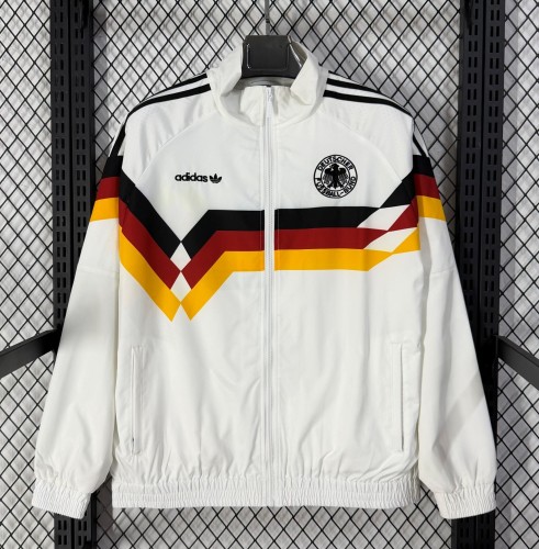 26-27 Germany White Windbreaker