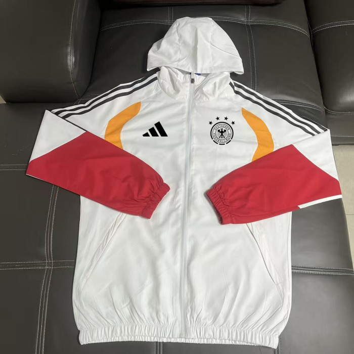 26-27 Germany White Windbreaker
