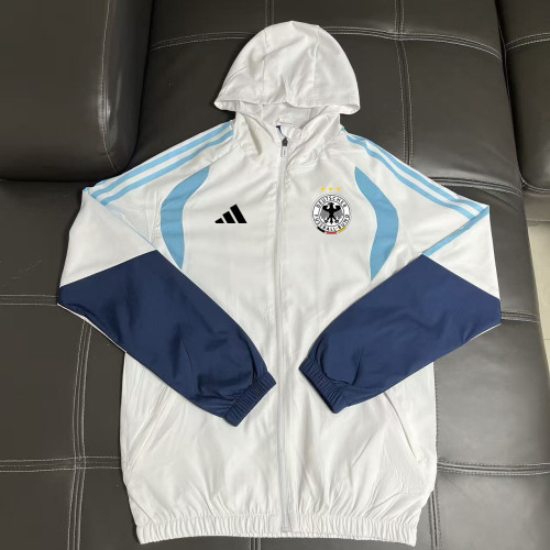 26-27 Germany White Windbreaker