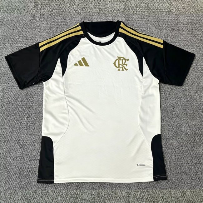 26-27 Flamengo Black White Fans Training shirts