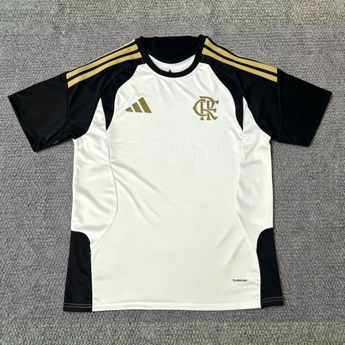 26-27 Flamengo Black White Fans Training shirts