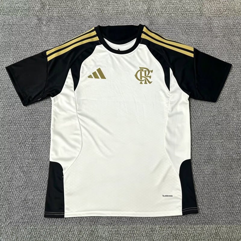 26-27 Flamengo Black White Fans Training shirts