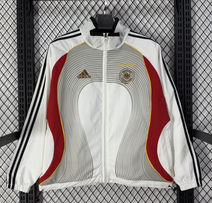 26-27 Germany White Windbreaker