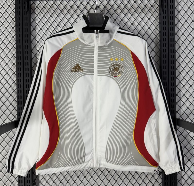 26-27 Germany White Windbreaker