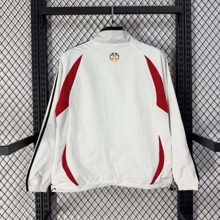 26-27 Germany White Windbreaker