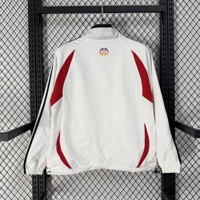 26-27 Germany White Windbreaker