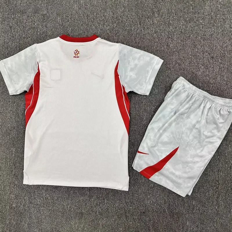26-27 Poland Home Kids Soccer Jersey