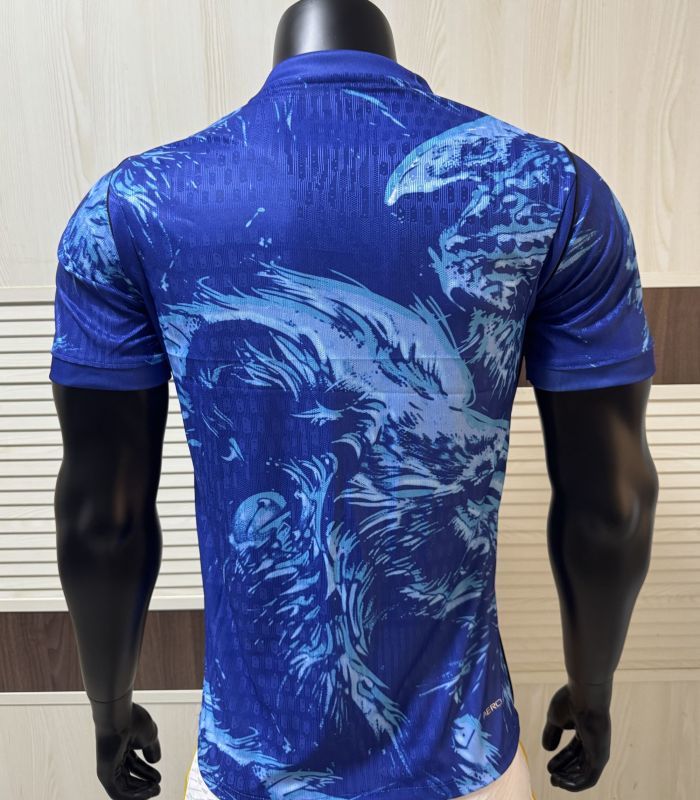 26-27 England Blue Goalkeeper Player Version Soccer Jersey