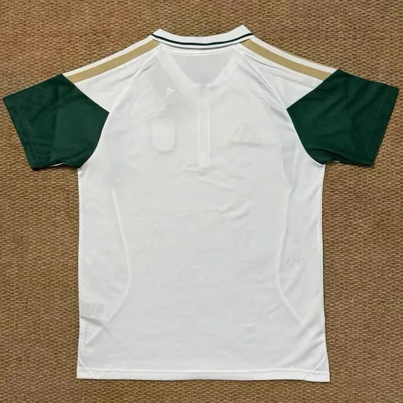 26-27 Italy White Polo Short Sleeve (半拉链)