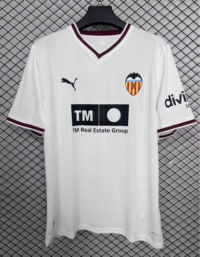 26-27 Valencia Home Fans Soccer Jersey