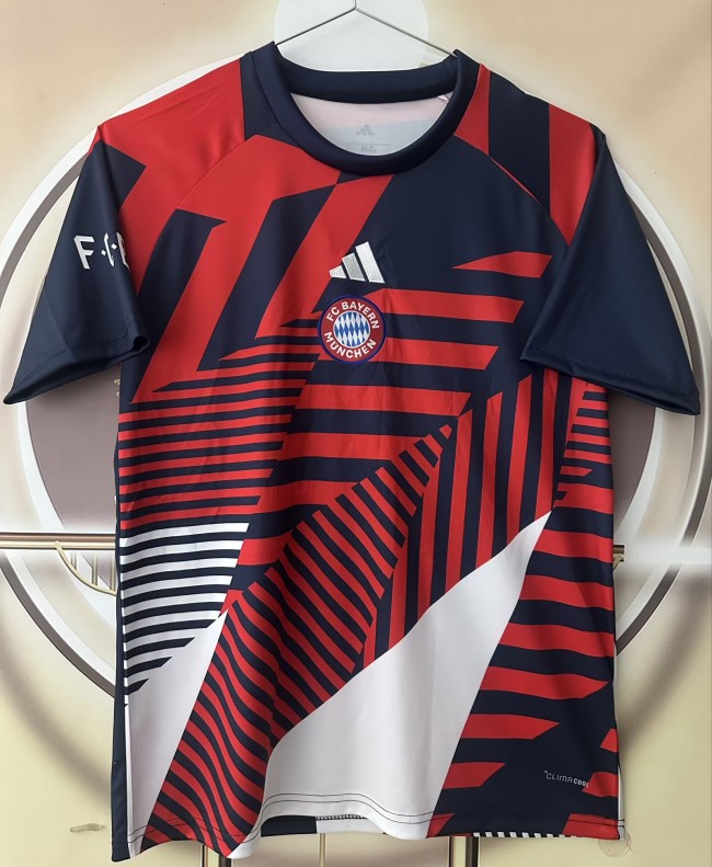 26-27 Bayern Red Black Training Shirts