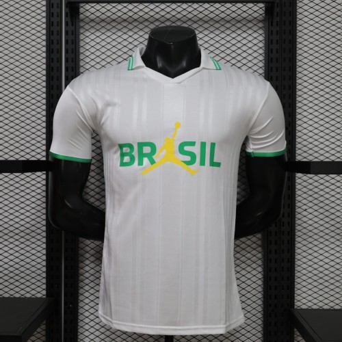 26-27 Brazil Jordan White Special Edition Player Version Soccer Jersey