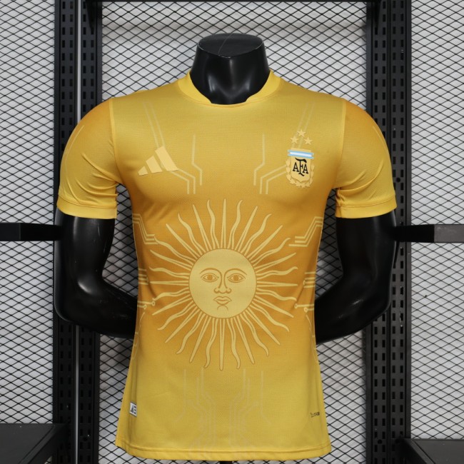 26-27 Argentina Golden Special Edition Player Version Training shirts
