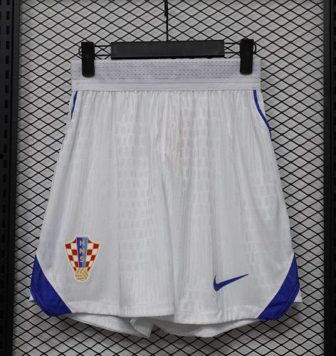 26-27 Croatia Home Player Version Shorts Pants(球员短裤)
