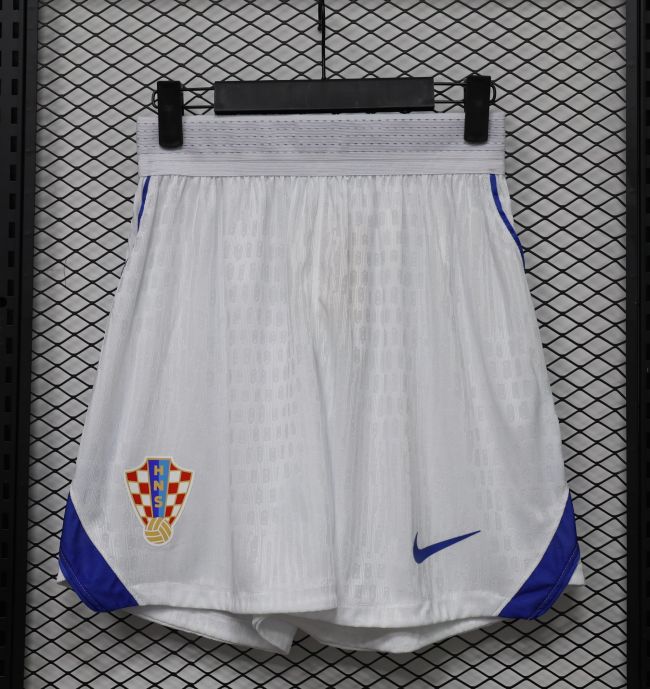 26-27 Croatia Home Player Version Shorts Pants(球员短裤)