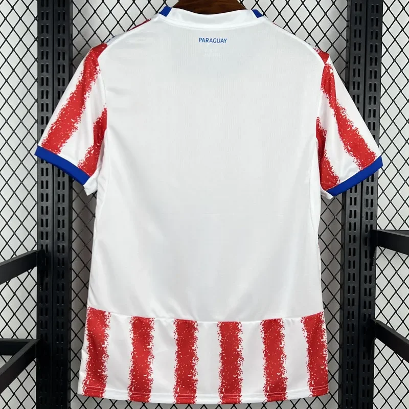 26-27 Paraguay Home Fans Soccer Jersey
