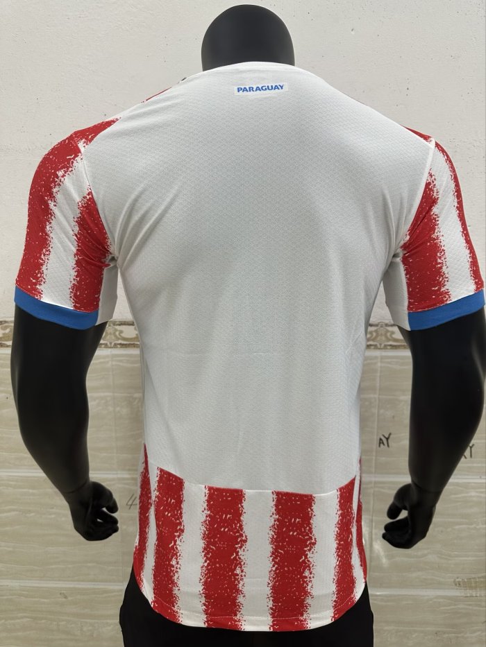 26-27 Paraguay Home Player Version Soccer Jersey