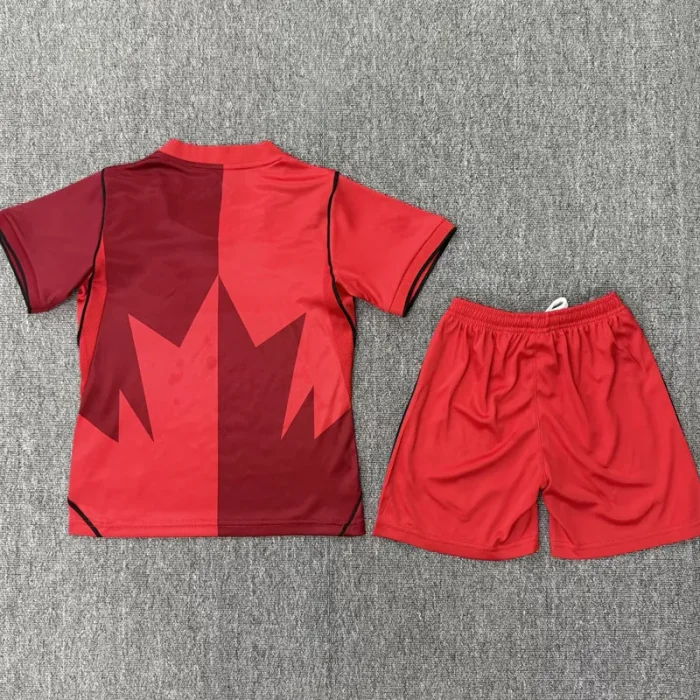 26-27 Canada Home Kids Soccer Jersey