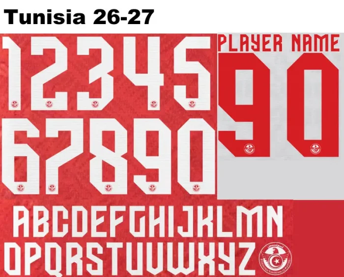 26-27 Tunisia Third Kids Soccer Jersey
