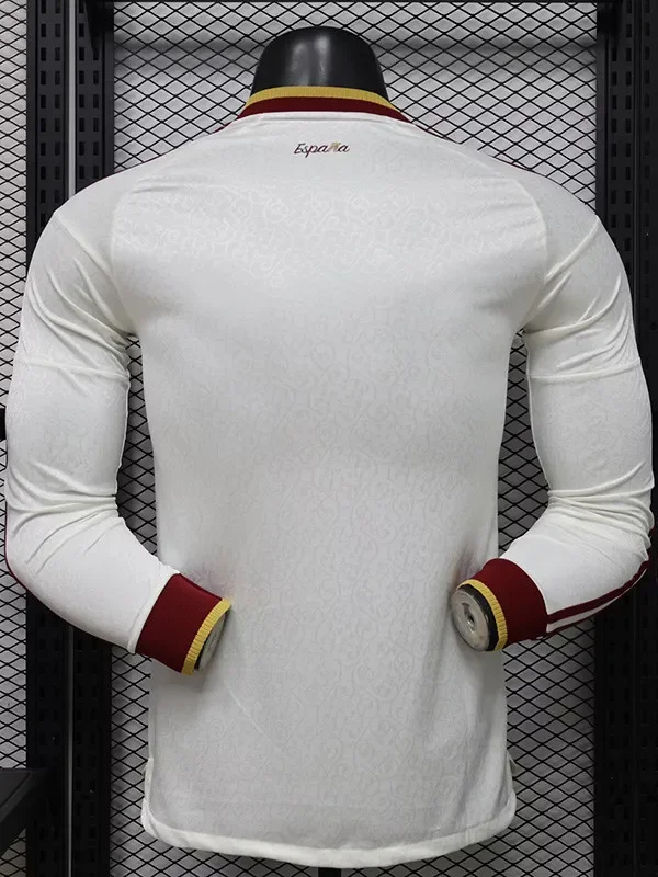 26-27 Spain Away Long Sleeves Player Version Soccer Jersey