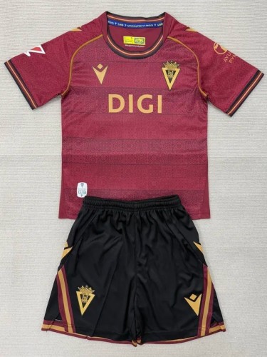 25-26 Cadiz Away Kids Soccer Jersey