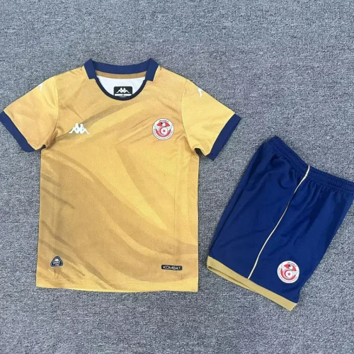 26-27 Tunisia Third Kids Soccer Jersey