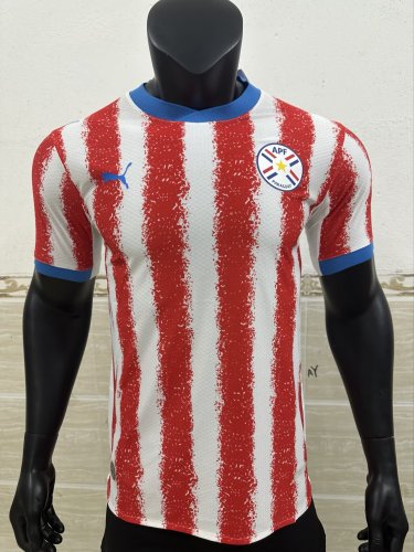 26-27 Paraguay Home Player Version Soccer Jersey