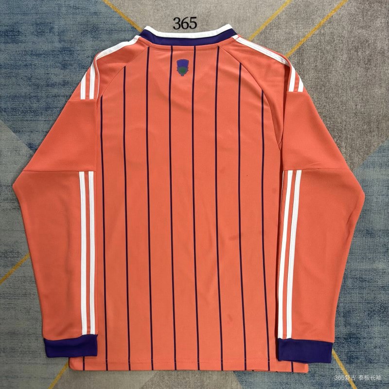 26-27 Scotland Home Fans Long Sleeves Soccer Jersey