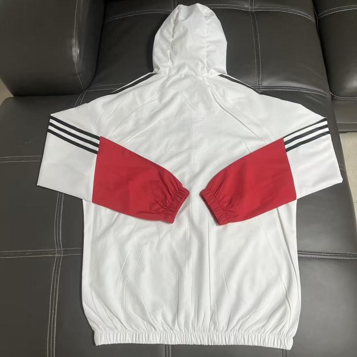 26-27 Belgium White Windbreaker