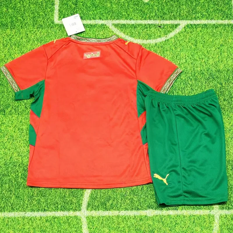 26-27 Morocco Home Kids Soccer Jersey