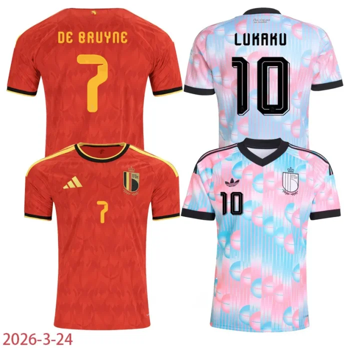 26-27 Belgium Home Kids Soccer Jersey