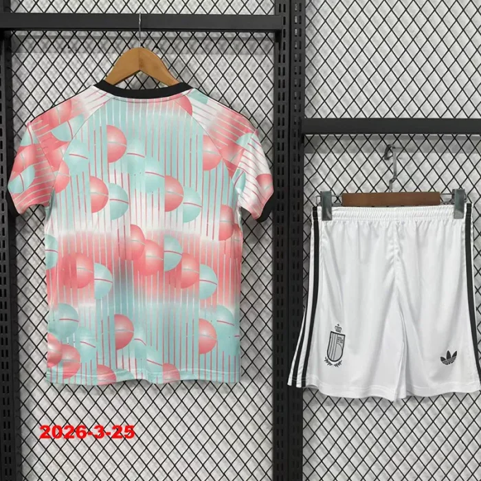 26-27 Belgium Away Kids Soccer Jersey