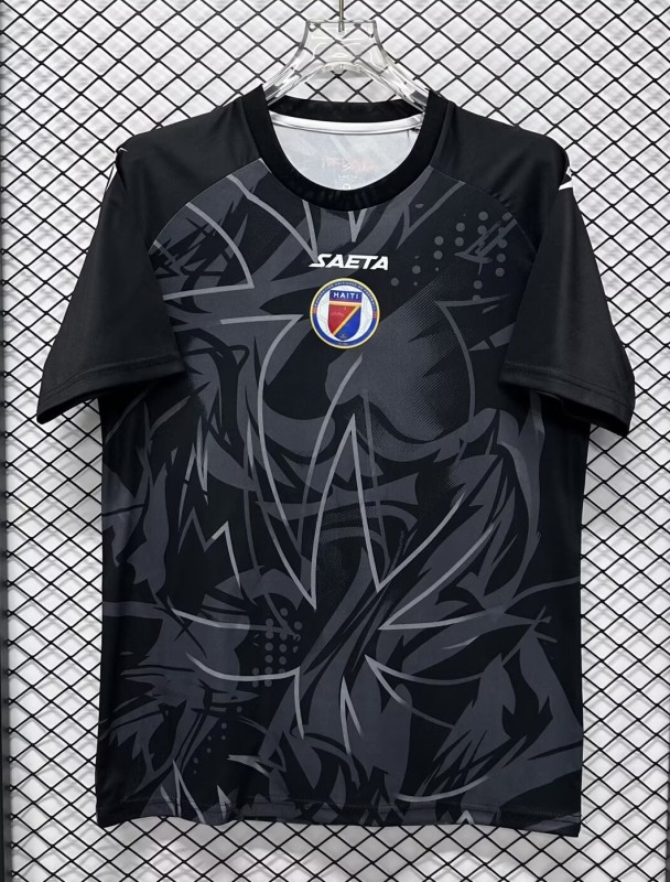 26-27 Haiti Black Special Edition Fans Soccer Jersey